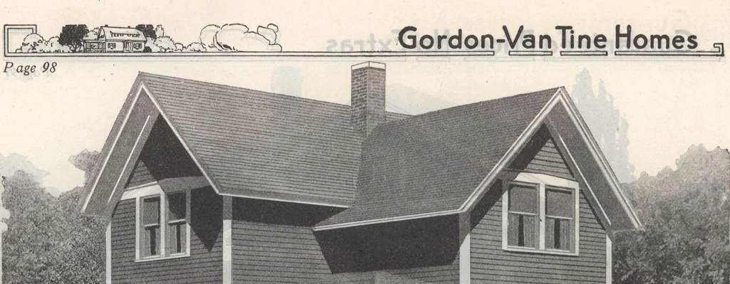 An illustration from Gordon-Van Tine homes, 1921, leaf 107