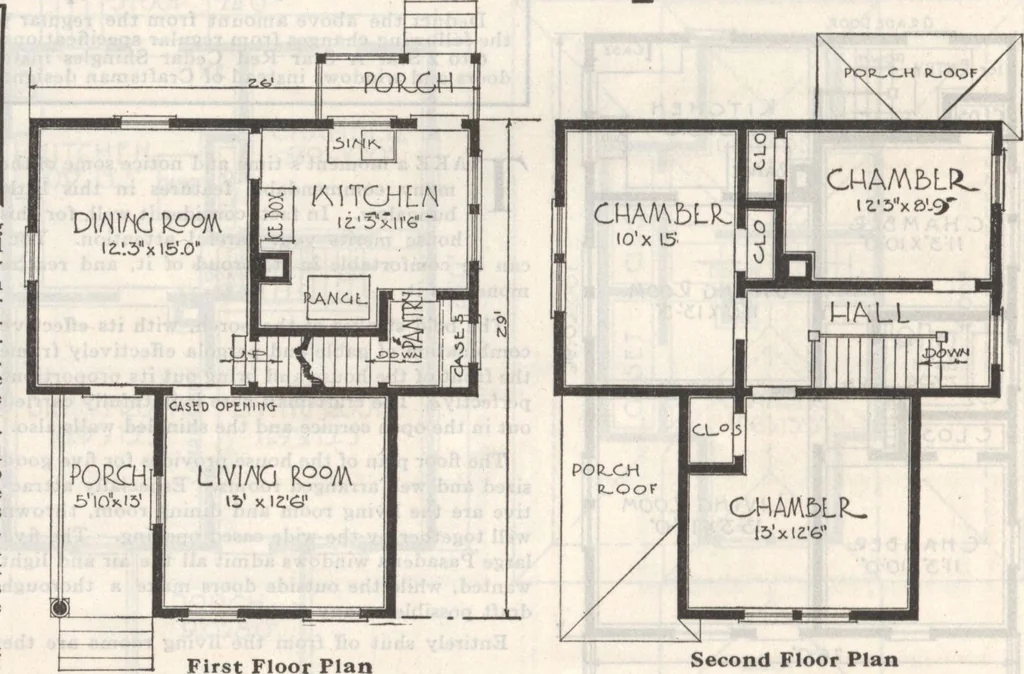 An illustration from Gordon-Van Tine homes, 1921, leaf 107