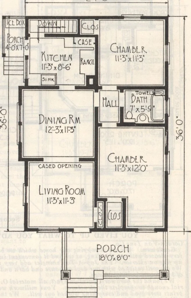 An illustration from Gordon-Van Tine homes, 1921, leaf 113
