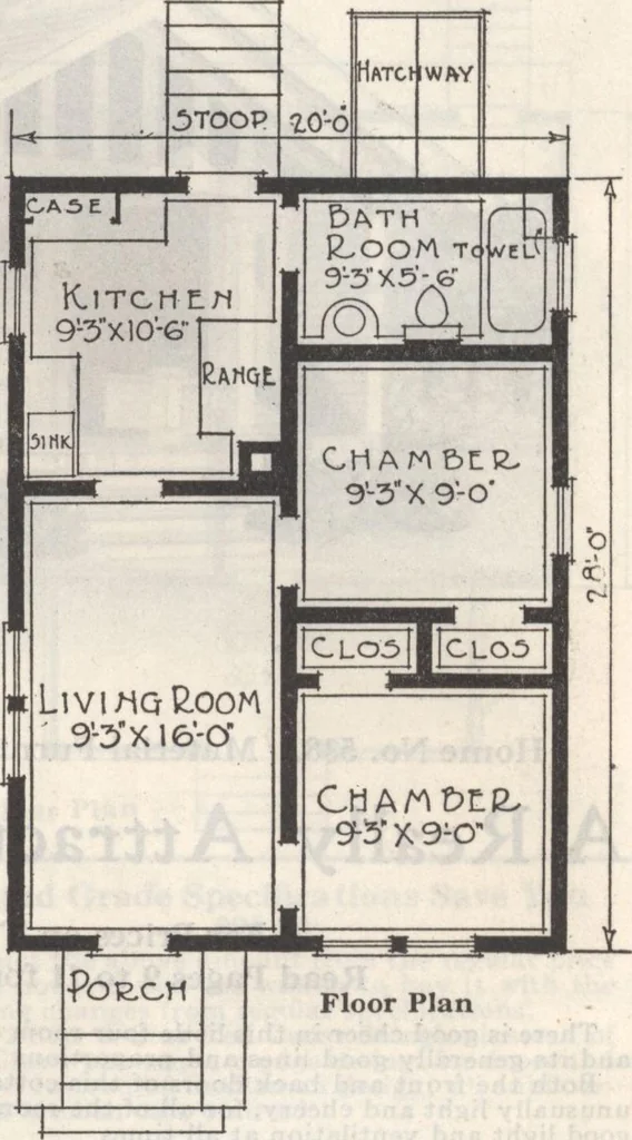 An illustration from Gordon-Van Tine homes, 1921, leaf 114