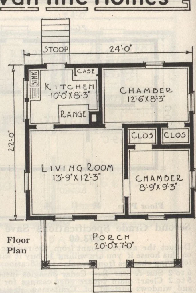 An illustration from Gordon-Van Tine homes, 1921, leaf 119