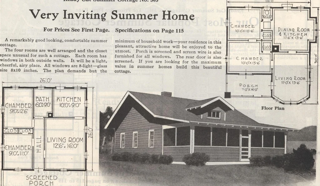 An illustration from Gordon-Van Tine homes, 1921, leaf 125