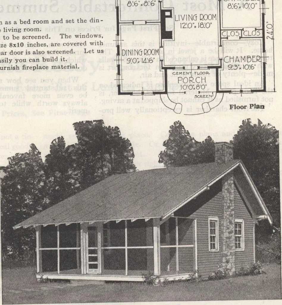 An illustration from Gordon-Van Tine homes, 1921, leaf 126
