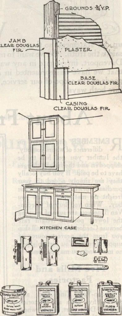 An illustration from Gordon-Van Tine homes, 1921, leaf 16