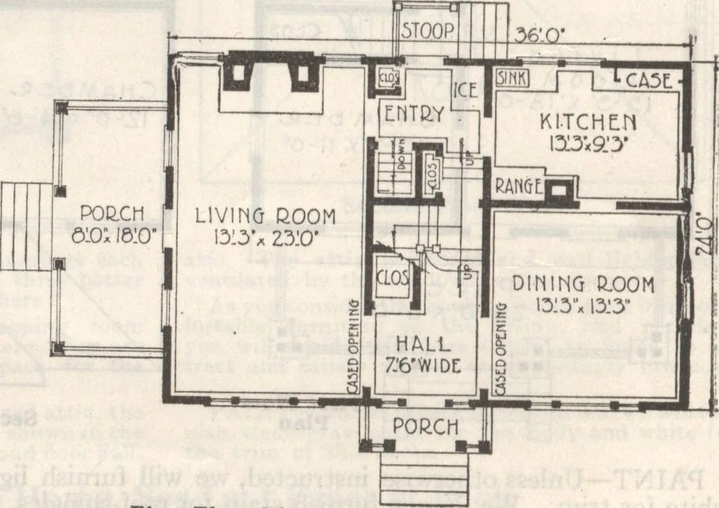 An illustration from Gordon-Van Tine homes, 1921, leaf 23