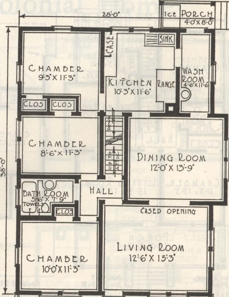 An illustration from Gordon-Van Tine homes, 1921, leaf 25