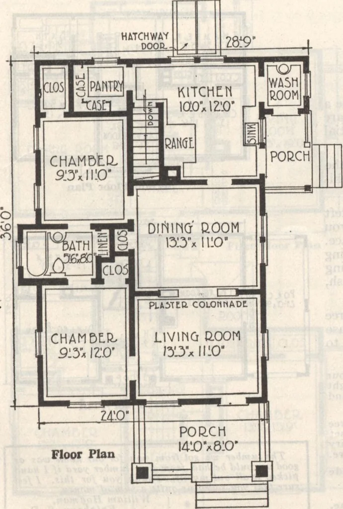 An illustration from Gordon-Van Tine homes, 1921, leaf 28