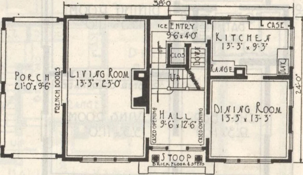 An illustration from Gordon-Van Tine homes, 1921, leaf 29