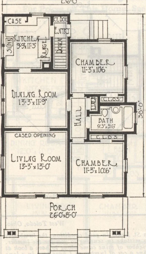 An illustration from Gordon-Van Tine homes, 1921, leaf 34