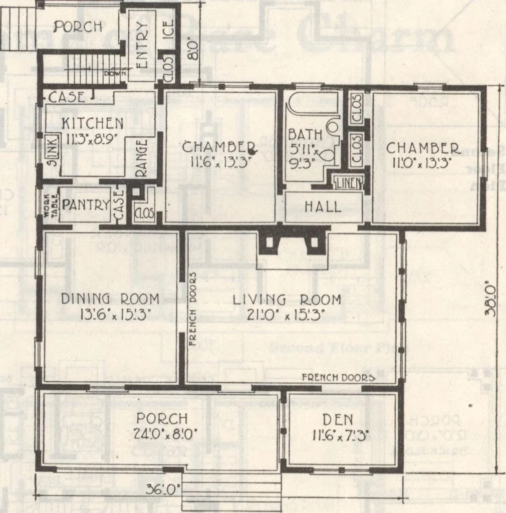 An illustration from Gordon-Van Tine homes, 1921, leaf 39