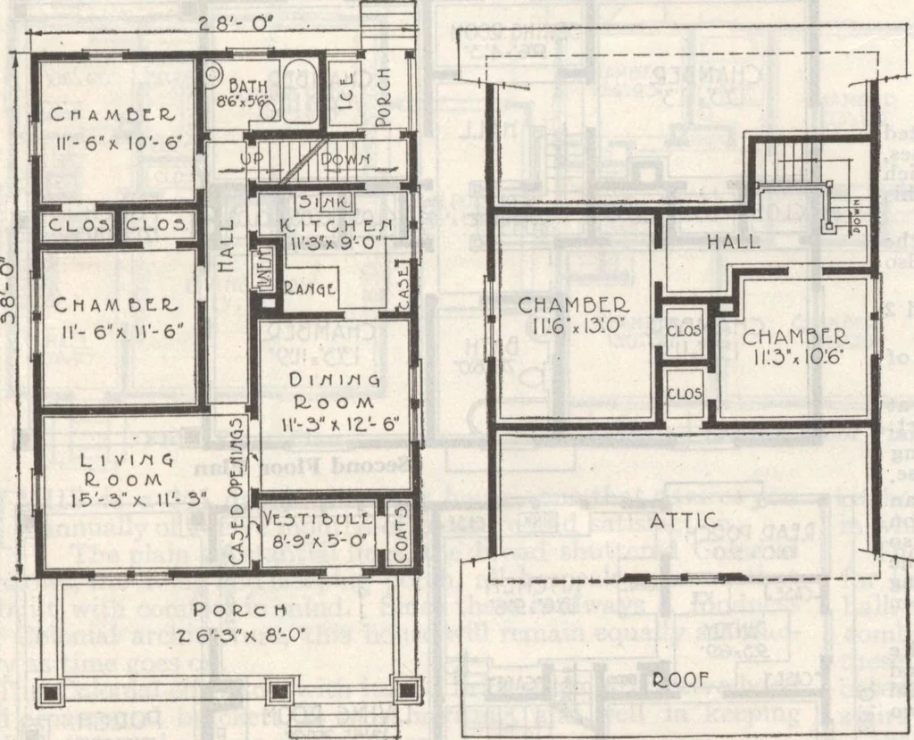 An illustration from Gordon-Van Tine homes, 1921, leaf 40