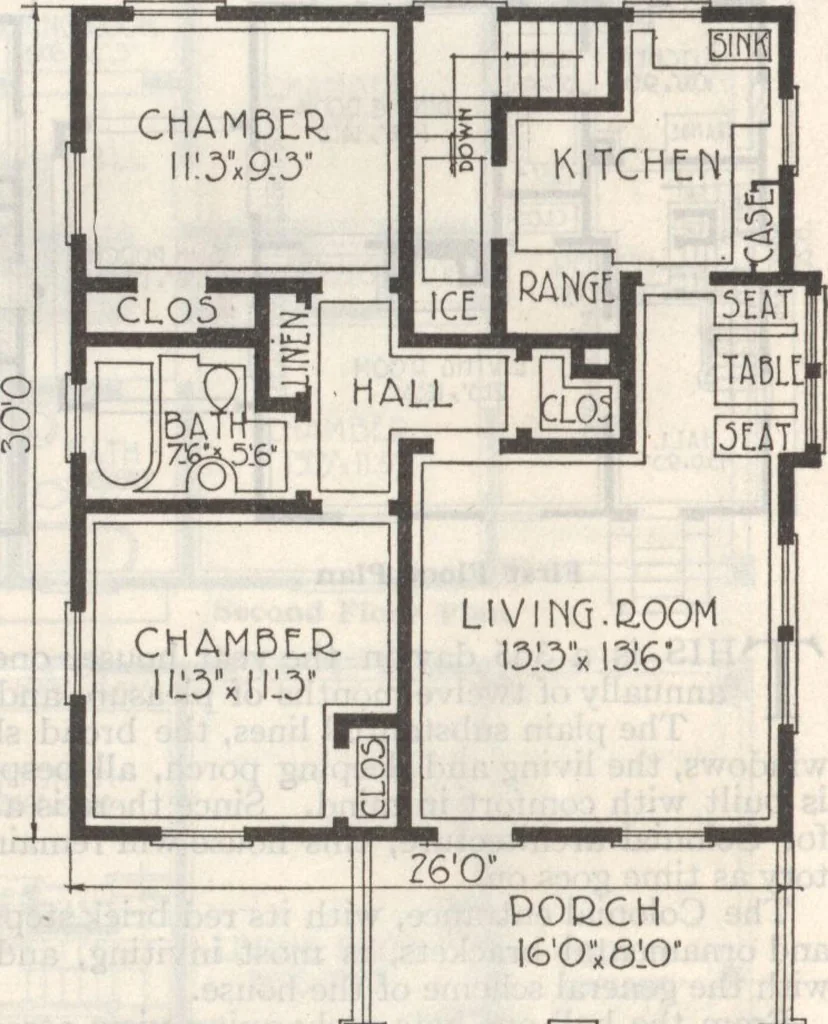 An illustration from Gordon-Van Tine homes, 1921, leaf 43