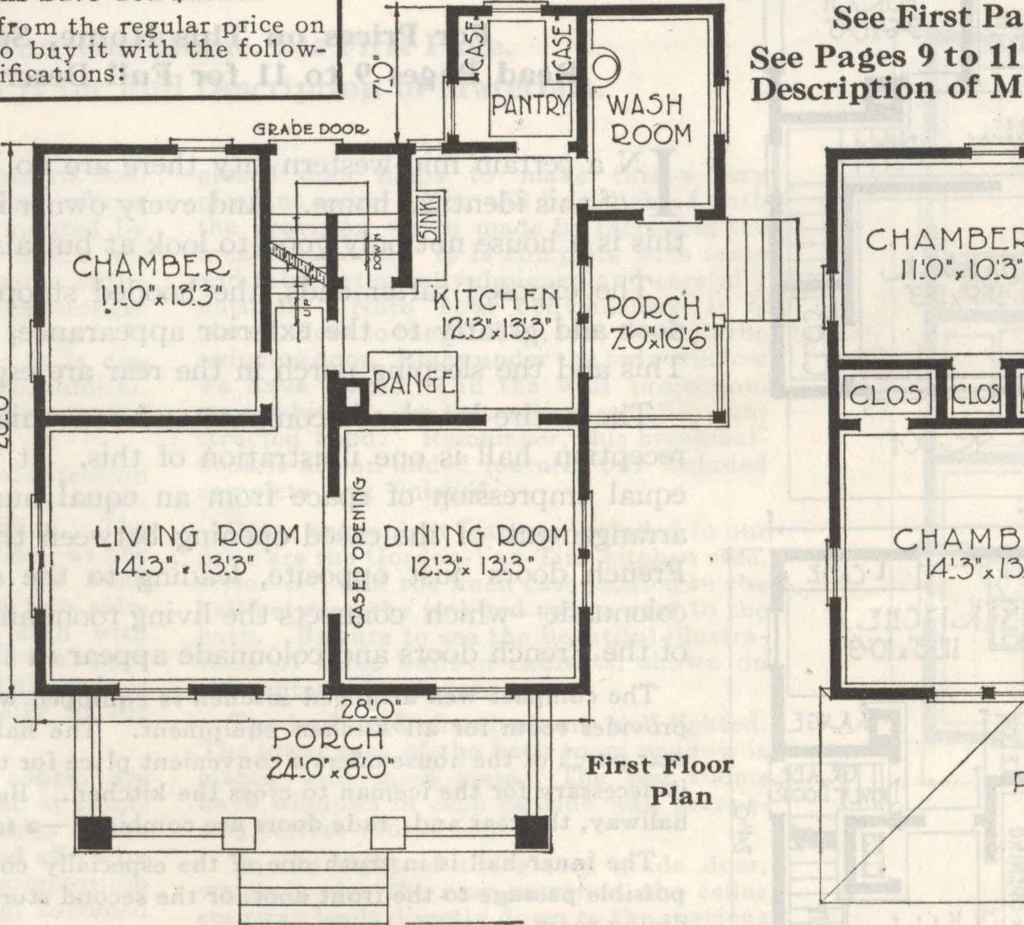 An illustration from Gordon-Van Tine homes, 1921, leaf 45