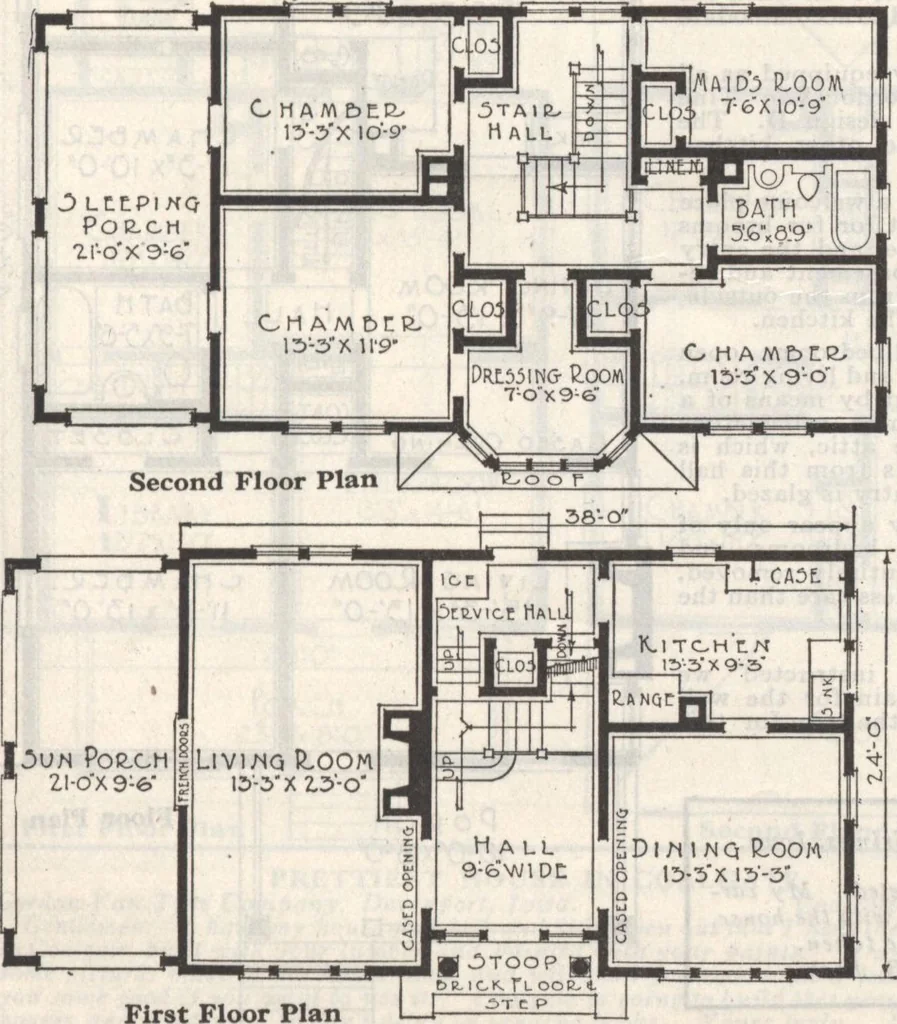 An illustration from Gordon-Van Tine homes, 1921, leaf 48