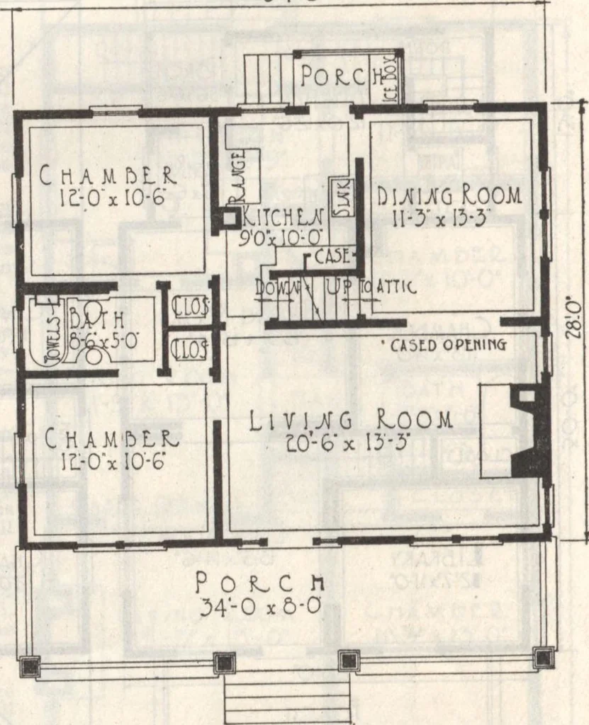An illustration from Gordon-Van Tine homes, 1921, leaf 51
