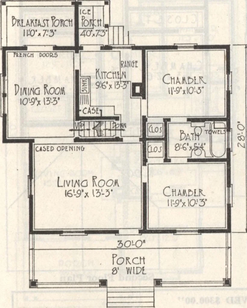 An illustration from Gordon-Van Tine homes, 1921, leaf 52