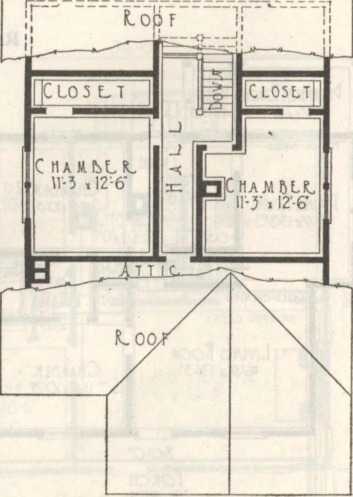 An illustration from Gordon-Van Tine homes, 1921, leaf 53