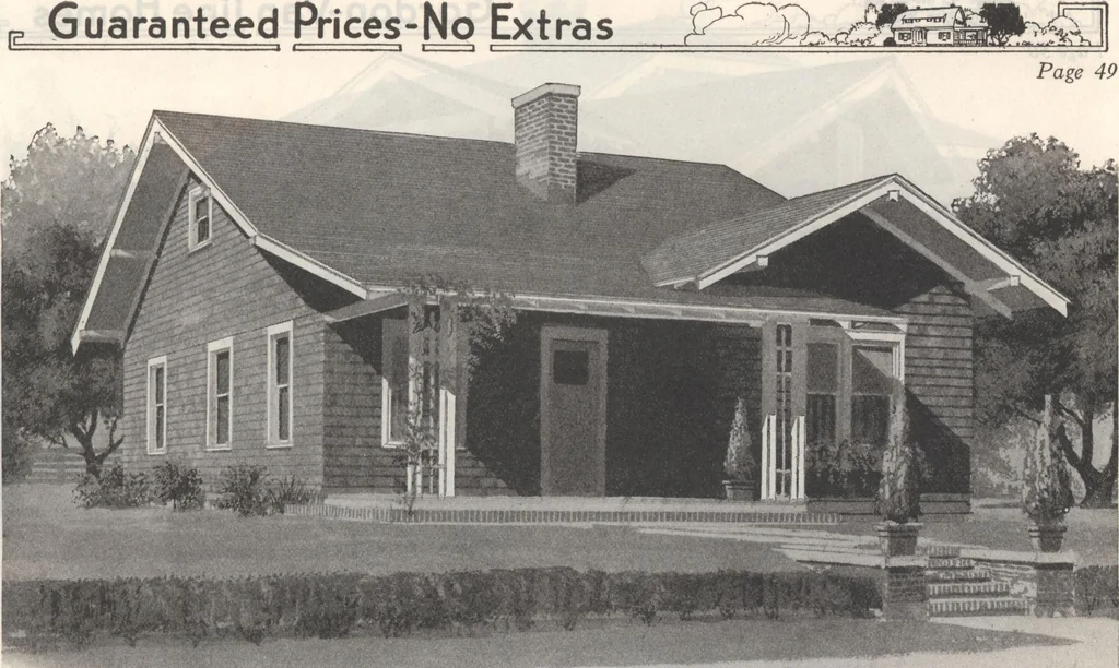 An illustration from Gordon-Van Tine homes, 1921, leaf 54