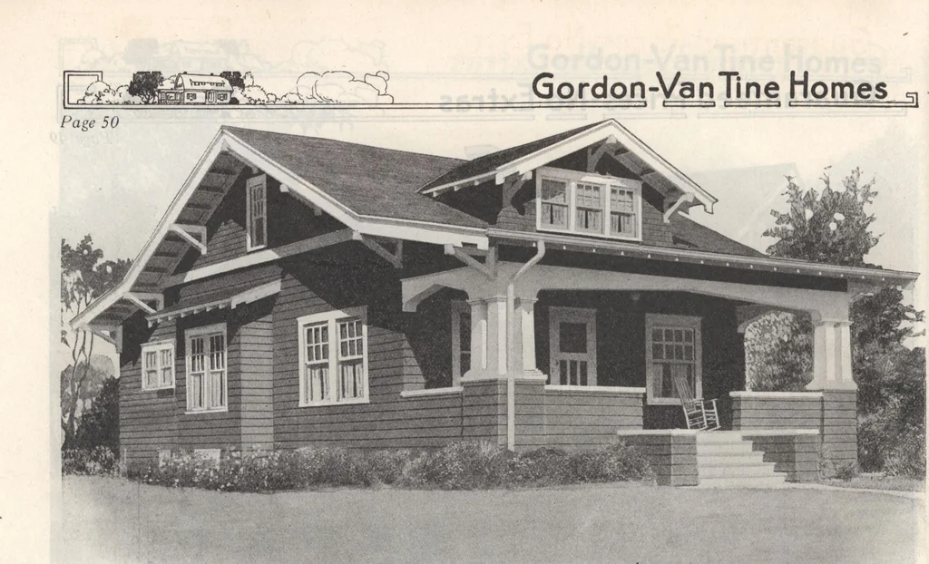 An illustration from Gordon-Van Tine homes, 1921, leaf 55