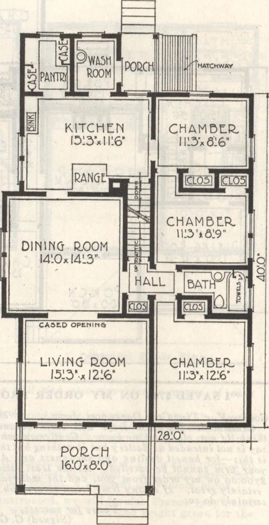 An illustration from Gordon-Van Tine homes, 1921, leaf 59