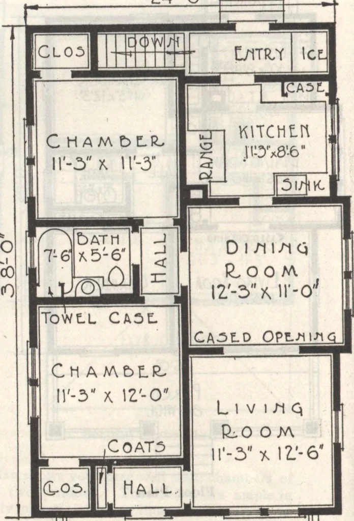 An illustration from Gordon-Van Tine homes, 1921, leaf 63