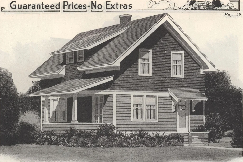 An illustration from Gordon-Van Tine homes, 1921, leaf 64