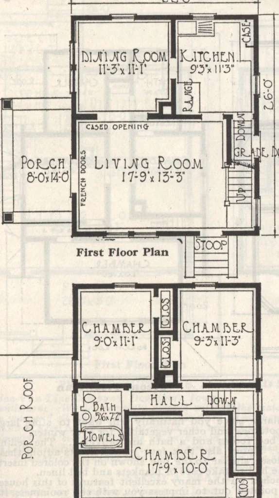 An illustration from Gordon-Van Tine homes, 1921, leaf 64