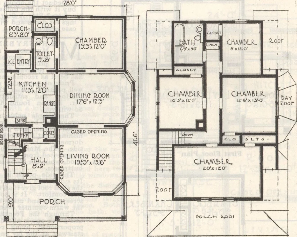 An illustration from Gordon-Van Tine homes, 1921, leaf 65