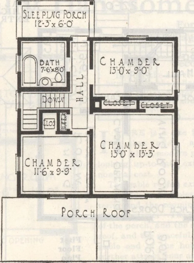 An illustration from Gordon-Van Tine homes, 1921, leaf 66