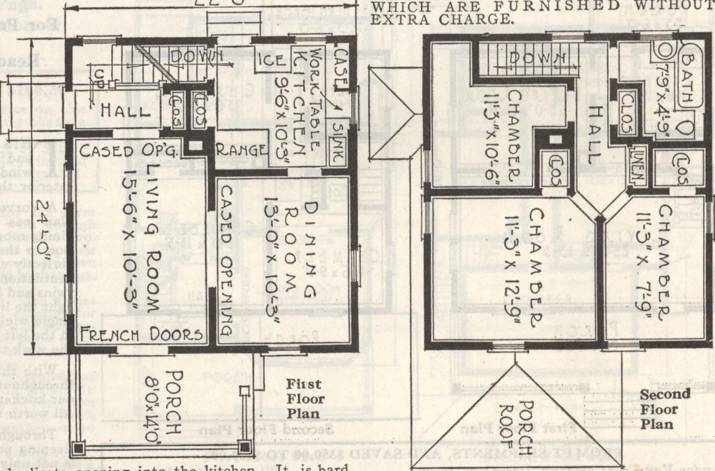 An illustration from Gordon-Van Tine homes, 1921, leaf 67