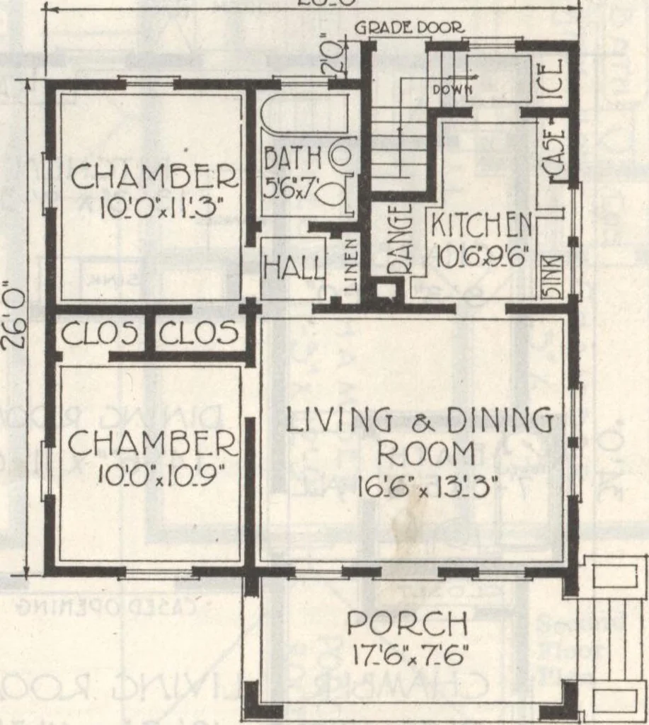 An illustration from Gordon-Van Tine homes, 1921, leaf 69