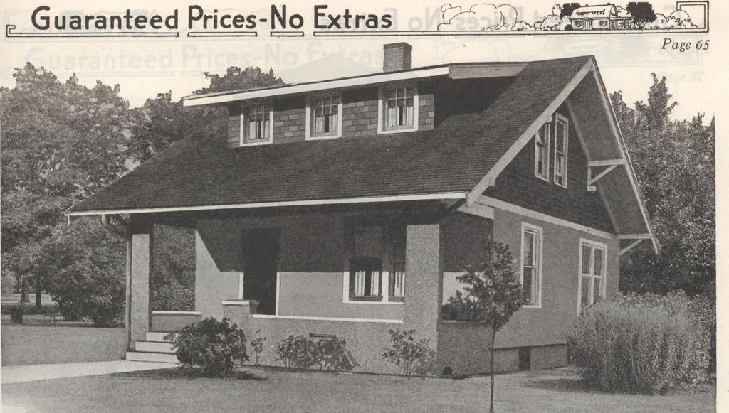 An illustration from Gordon-Van Tine homes, 1921, leaf 70