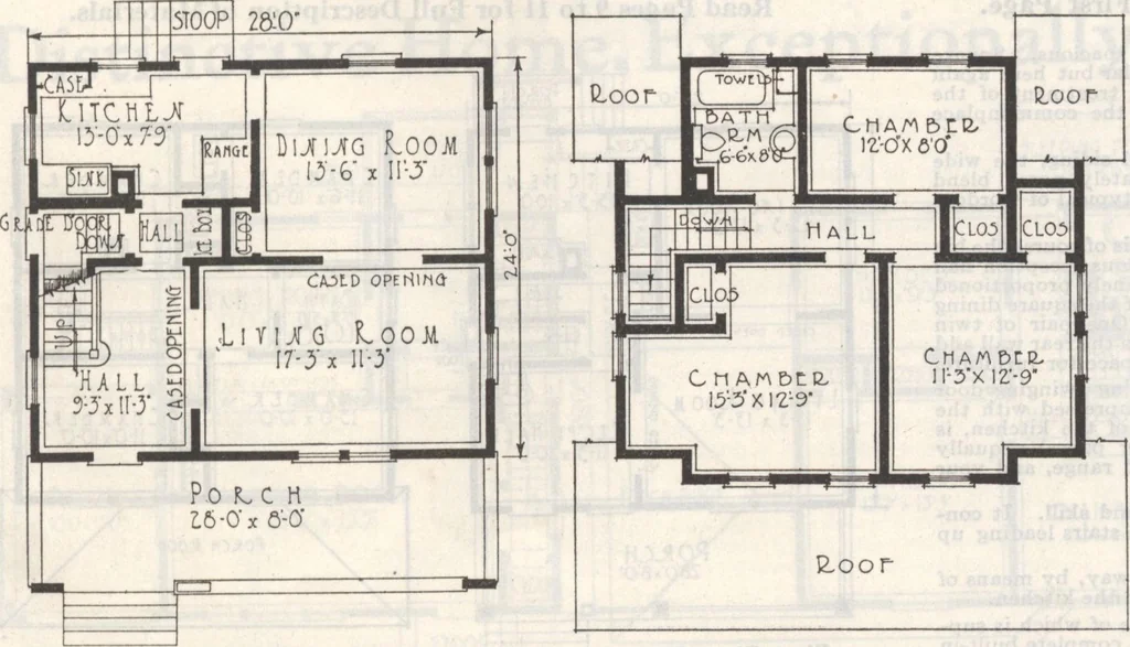 An illustration from Gordon-Van Tine homes, 1921, leaf 70