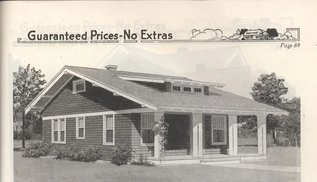 An illustration from Gordon-Van Tine homes, 1921, leaf 74