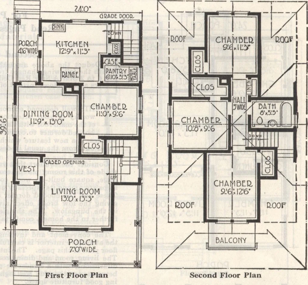 An illustration from Gordon-Van Tine homes, 1921, leaf 75