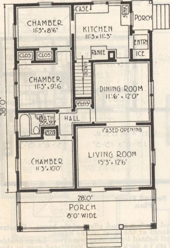 An illustration from Gordon-Van Tine homes, 1921, leaf 82