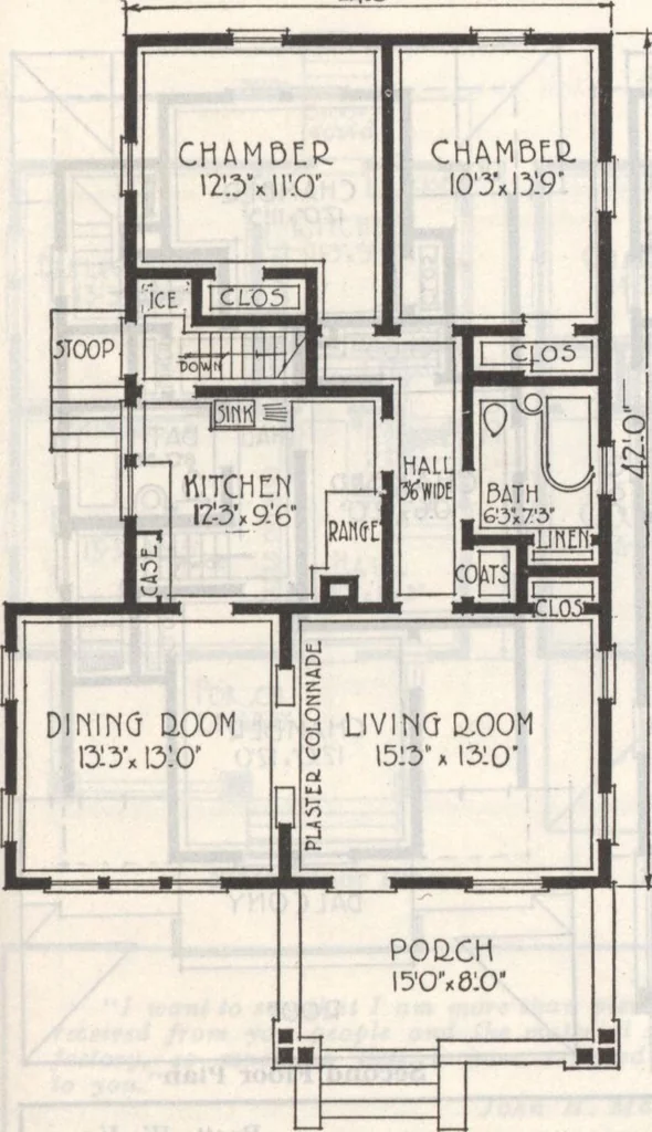 An illustration from Gordon-Van Tine homes, 1921, leaf 86