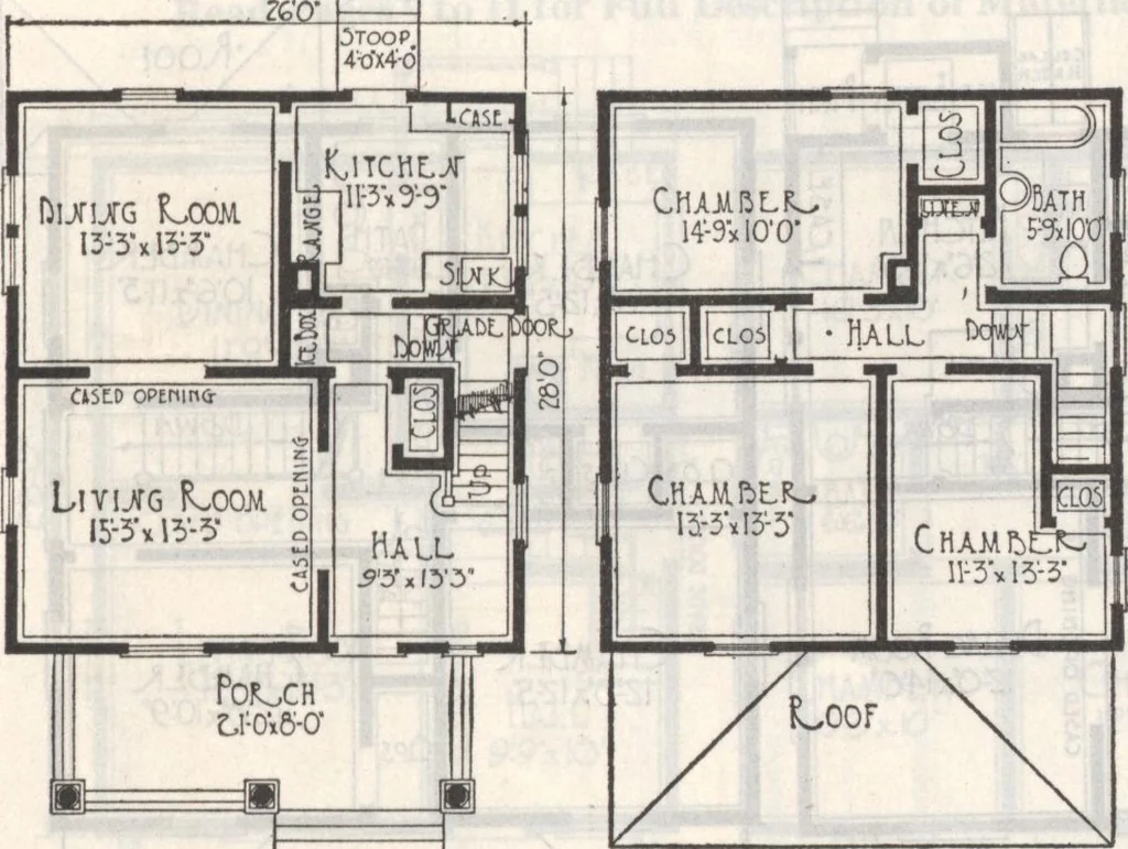 An illustration from Gordon-Van Tine homes, 1921, leaf 88
