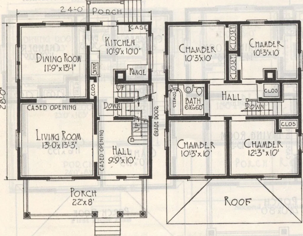 An illustration from Gordon-Van Tine homes, 1921, leaf 90