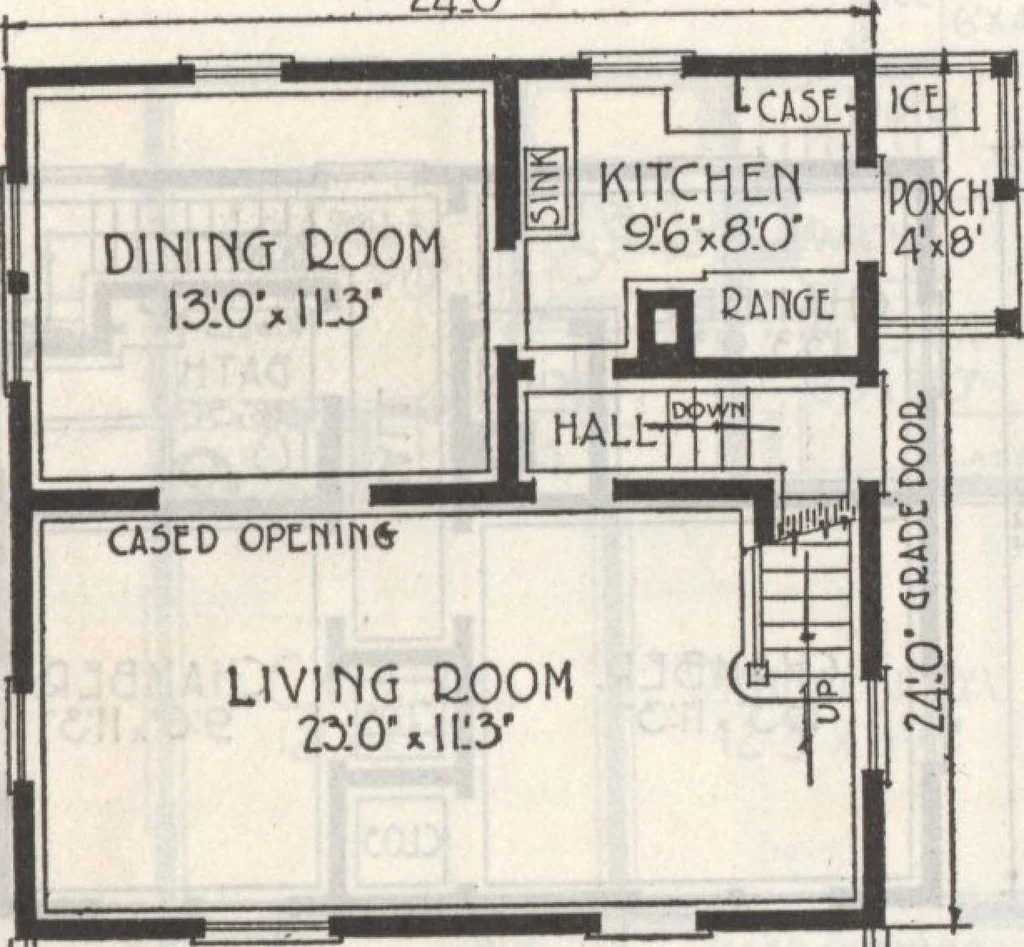 An illustration from Gordon-Van Tine homes, 1921, leaf 92