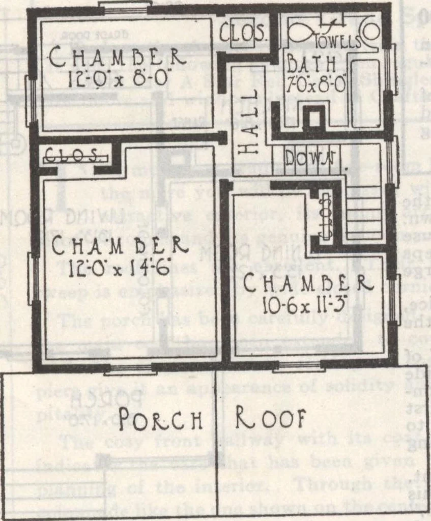 An illustration from Gordon-Van Tine homes, 1921, leaf 92