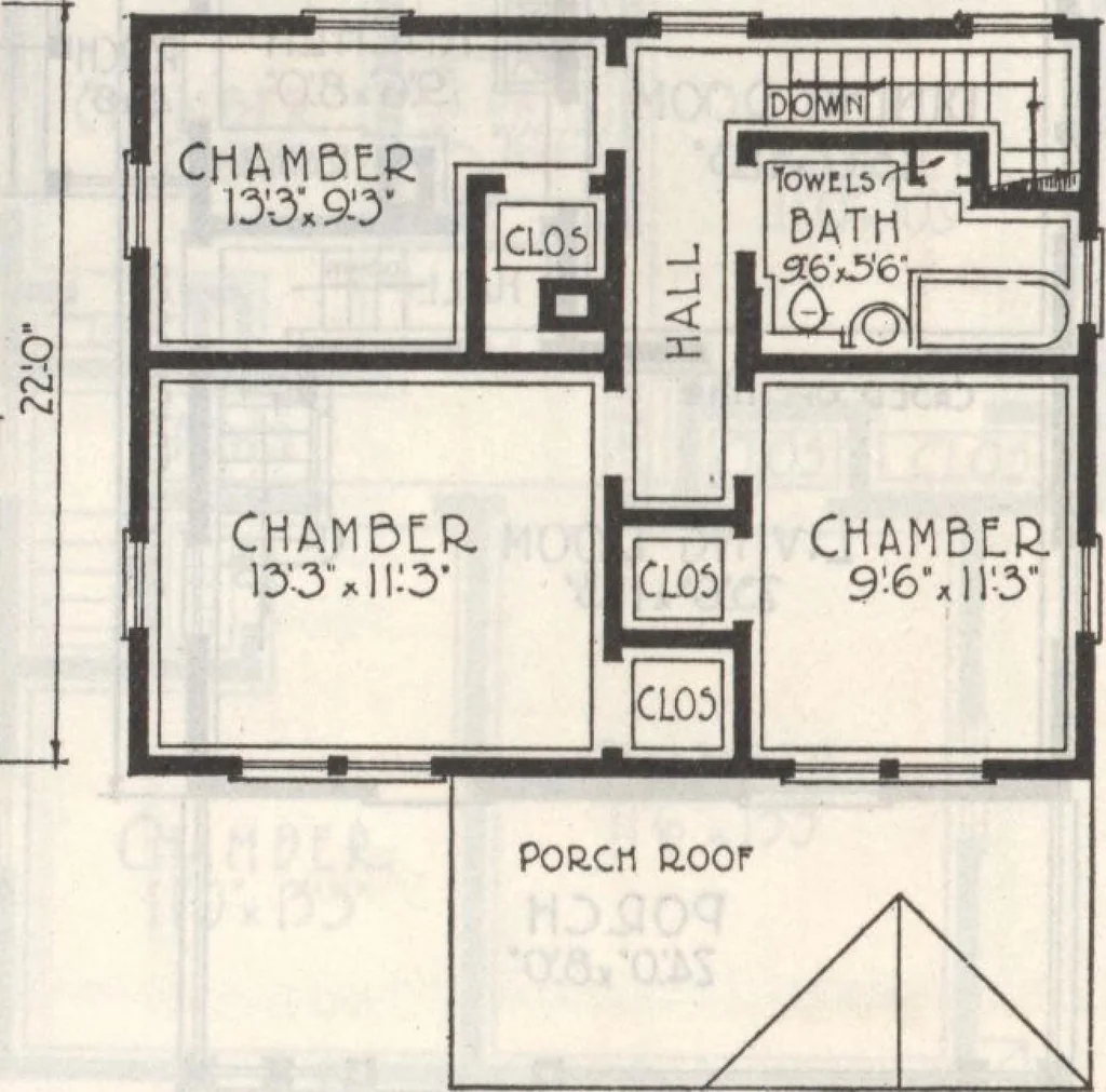 An illustration from Gordon-Van Tine homes, 1921, leaf 93