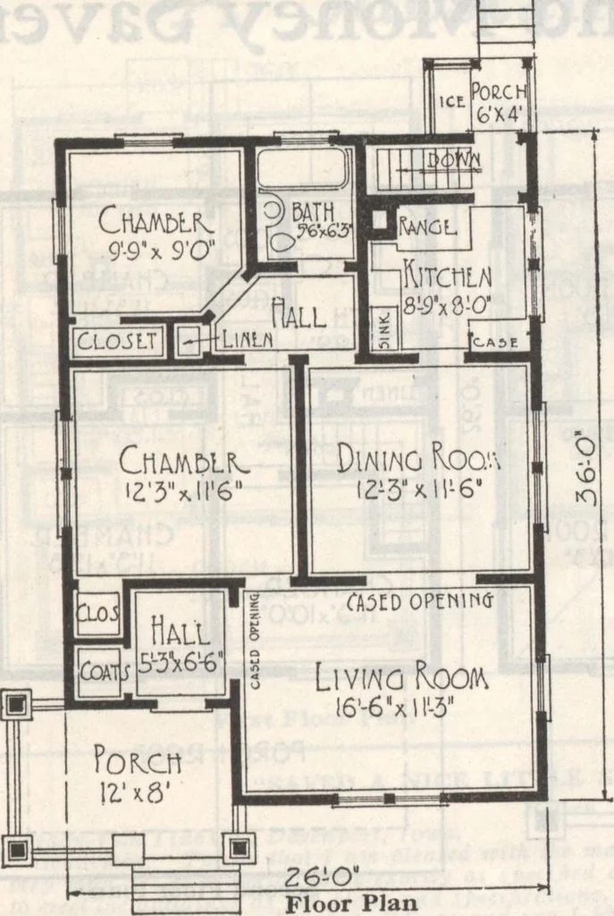 An illustration from Gordon-Van Tine homes, 1921, leaf 94