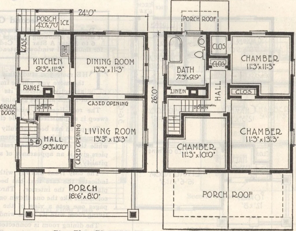 An illustration from Gordon-Van Tine homes, 1921, leaf 95