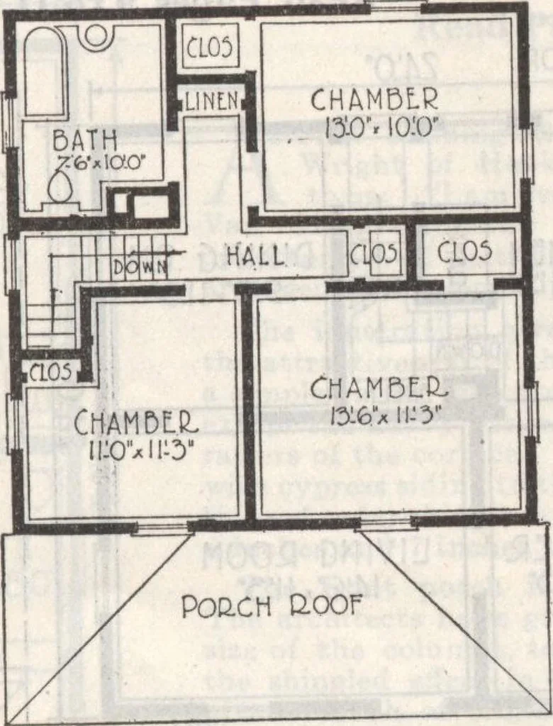 An illustration from Gordon-Van Tine homes, 1921, leaf 96