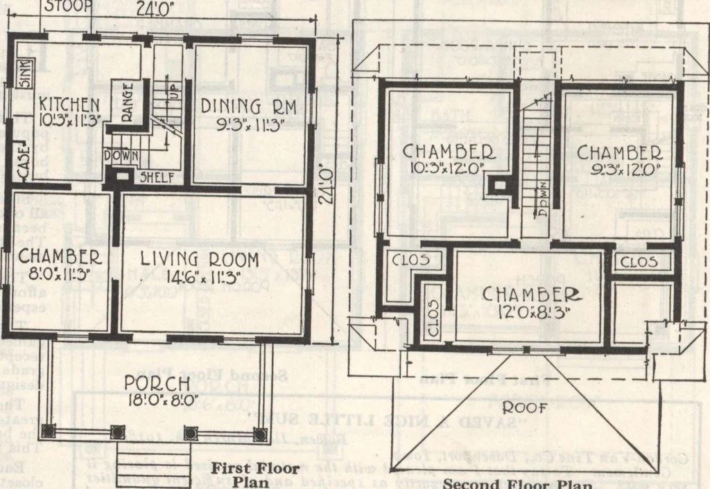 An illustration from Gordon-Van Tine homes, 1921, leaf 97