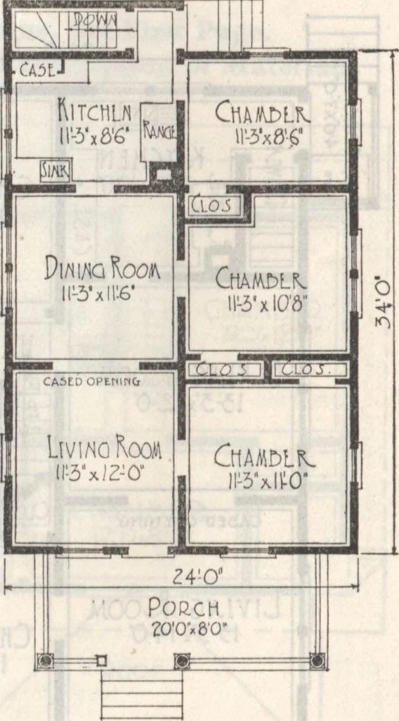 An illustration from Gordon-Van Tine homes, 1921, leaf 99