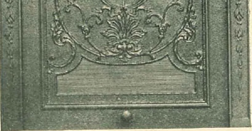 An illustration from Grates and fireplace fixtures in iron and brass, 1907, leaf 25