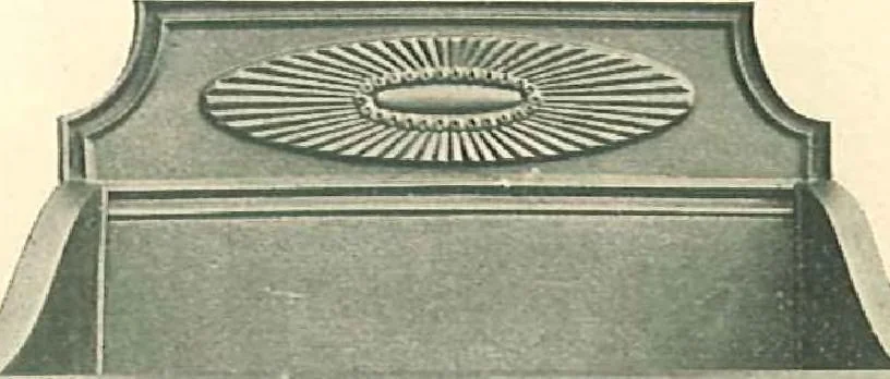An illustration from Grates and fireplace fixtures in iron and brass, 1907, leaf 33