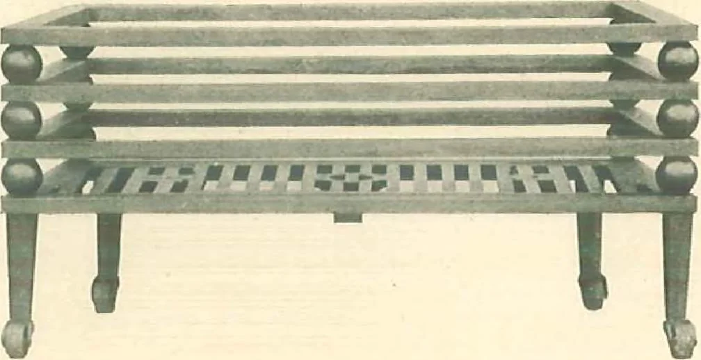 An illustration from Grates and fireplace fixtures in iron and brass, 1907, leaf 35